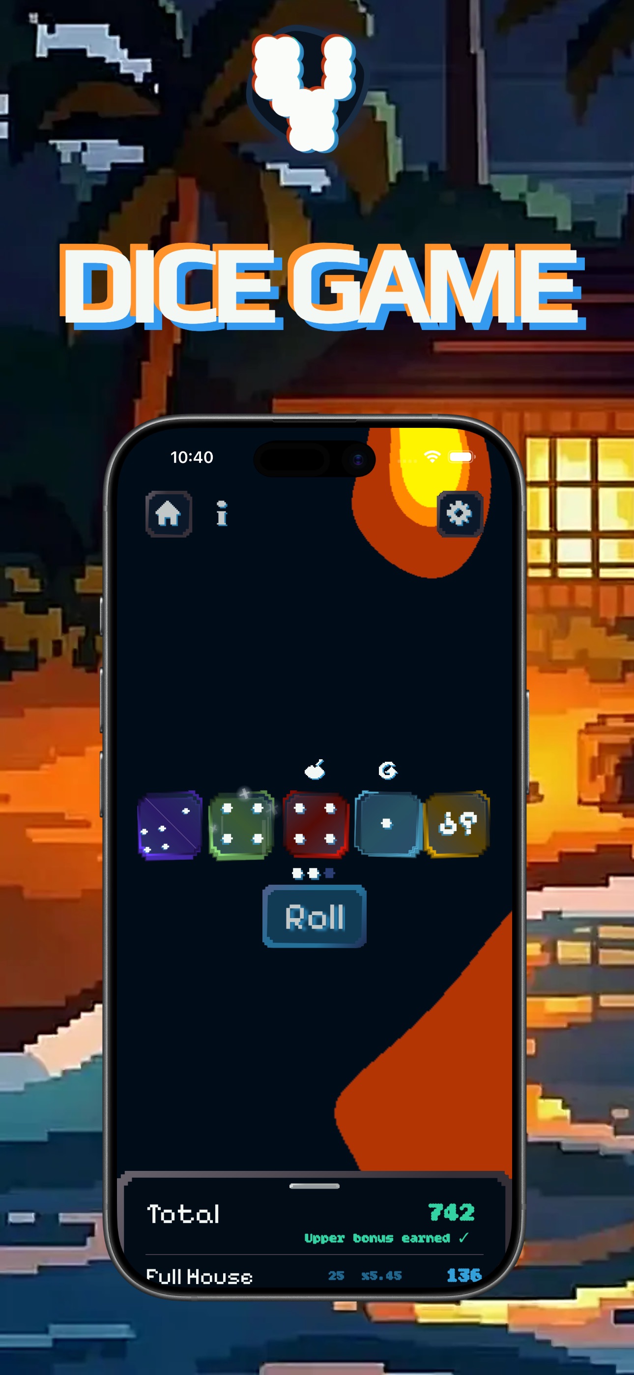 Screenshot 1 of Yatzatro Dice