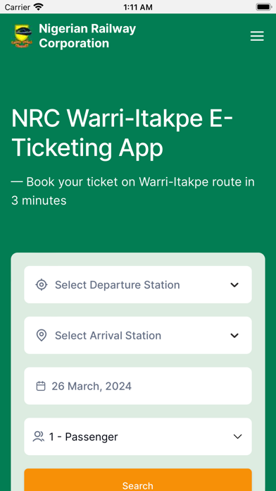 NRC - WITS Screenshot