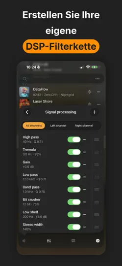 Screenshot von Flacbox: Hi-Res Musikplayer auf dem iPhone 5