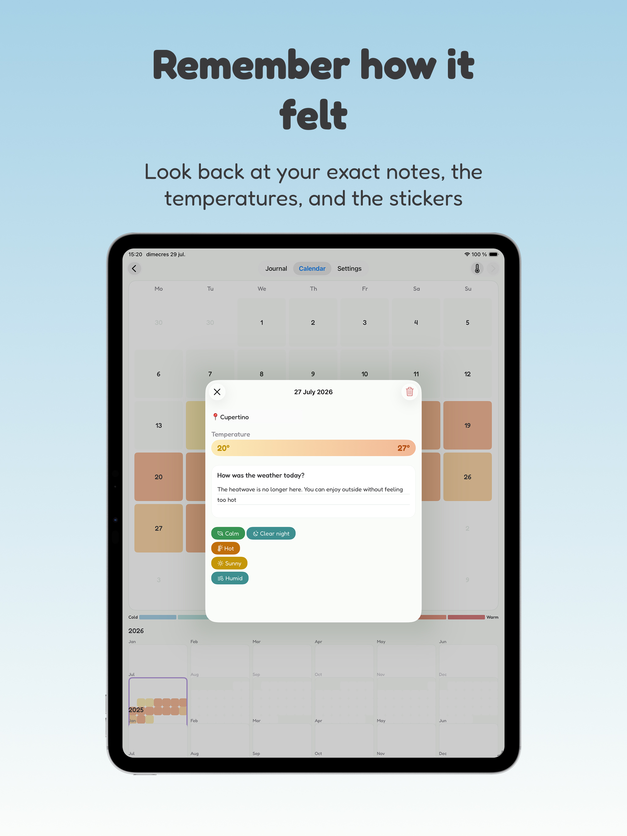 Weathered: Weather Journal screenshot 6