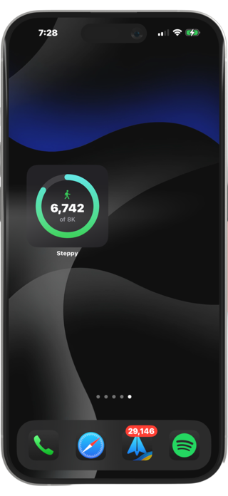 Steppy - Step Widget Screenshot 2 of 2