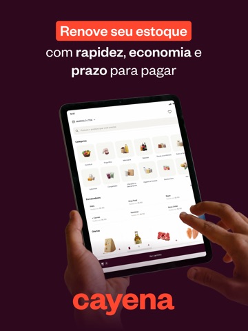 Cayena iPad screenshot