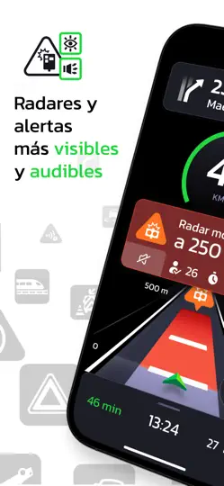 Captura de pantalla de Coyote: Avisador Radares Y GPS en iPhone 1
