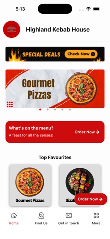 Highland Kebab House app screenshot
