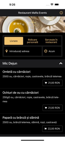 Restaurant MaRa Events screenshot