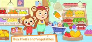 Supermarket Game Kids Shopping iPhone screenshot