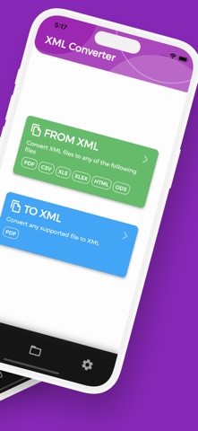 XML Converter, XML to PDF Screenshot 2 of 6