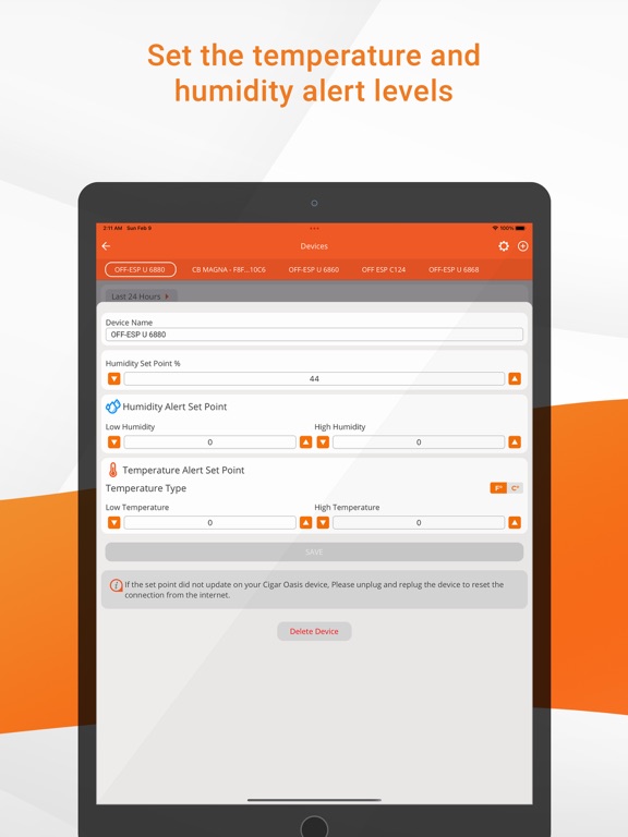 Screenshot #6 pour Cigar Oasis My Smart Humidor