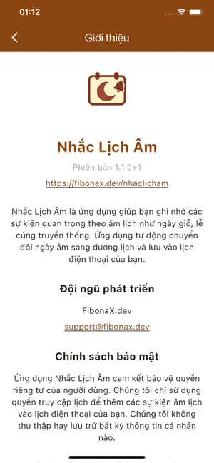 Nhắc Lịch Âm screenshot 4