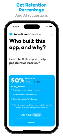 RetentionAI iPhone screenshot