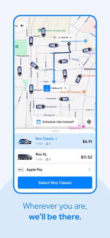 RooRides screenshot