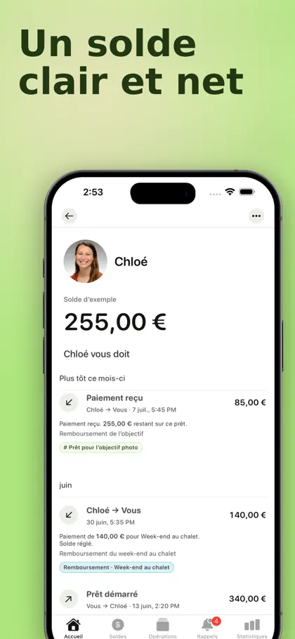 Captura 4 de 6 de Loan Tracker: You Owe Me