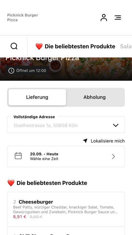 Picknick Burger Pizza