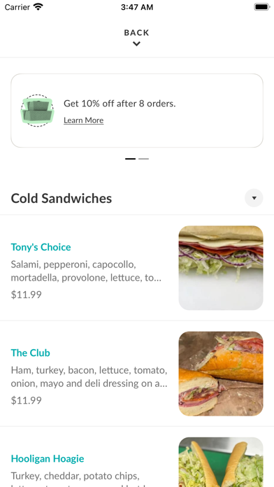 App screenshot