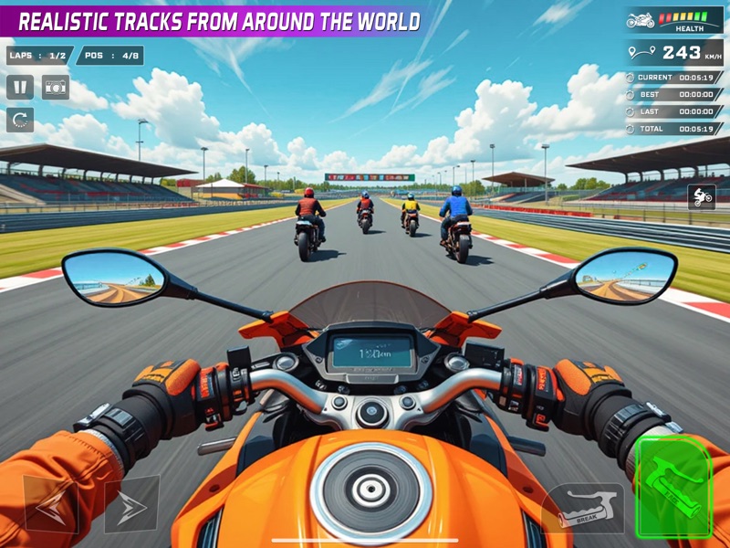 Real Moto Bike Racing Game 3d screenshot 10