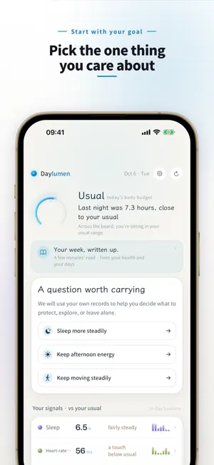Daylumen: Health Insights screenshot 2