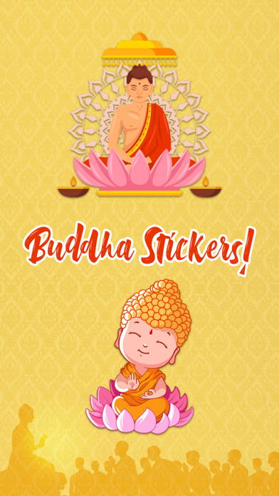 Screenshot #1 pour Buddha Stickers!