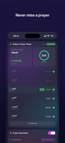 Qurantify: Quran & Prayer Time screenshot