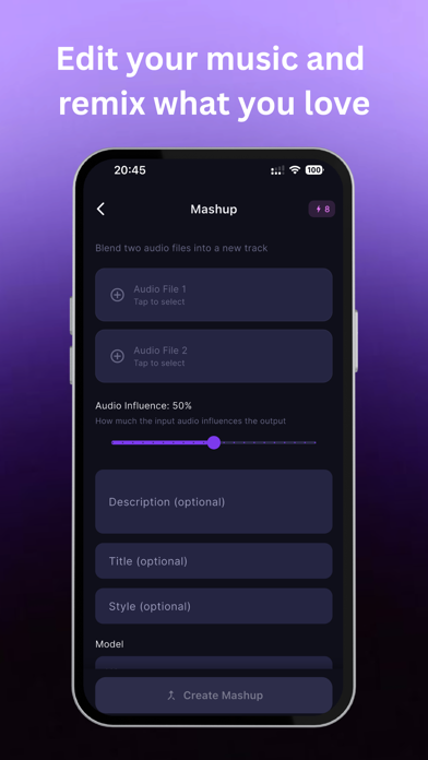 MelodAI: AI Song & Music Maker screenshot