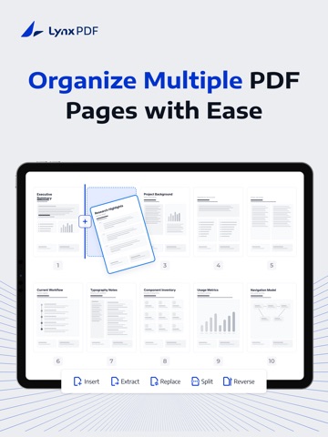 LynxPDF: Enterprise PDF Editor iPad screenshot