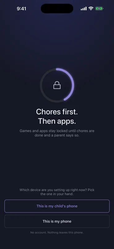 ChoreKey: Chores Unlock Phone screenshot 1 of 9