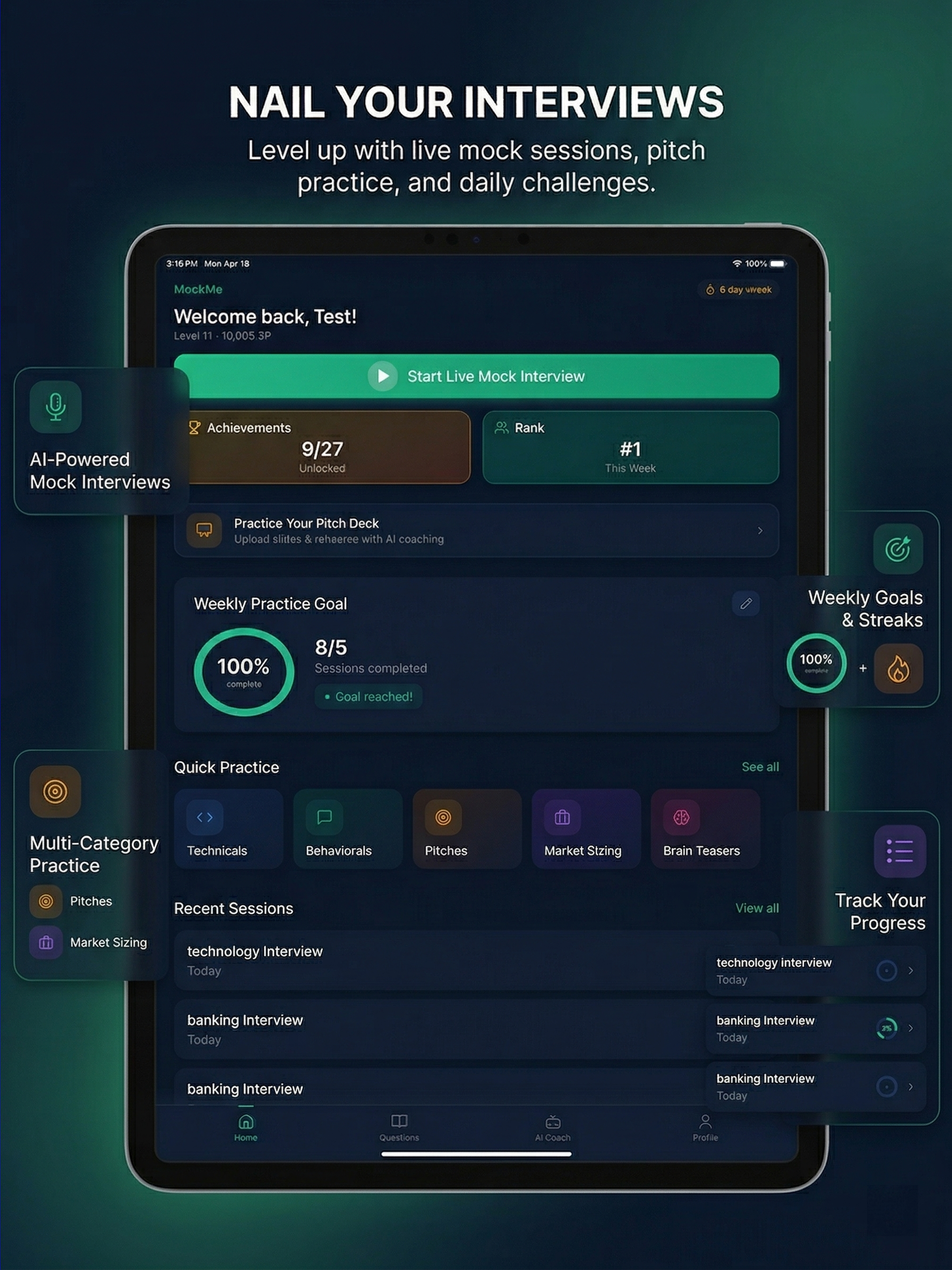 MockMe: Your AI Interviewer