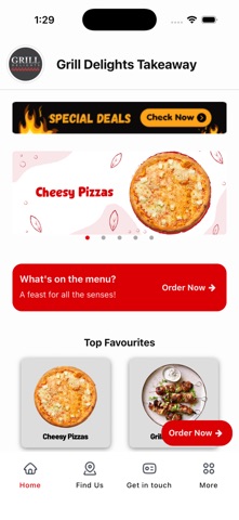 Grill Delights Takeaway iPhone screenshot