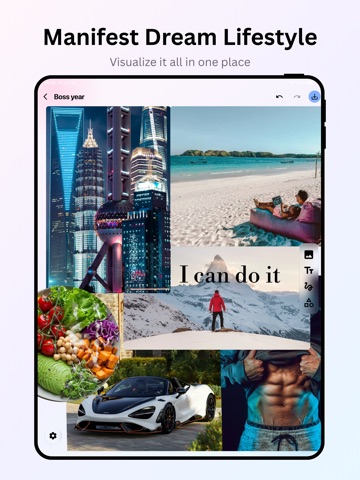 Vision Board: Goals & Dreams iPad screenshot