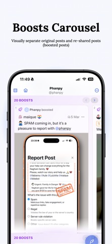 iPhanpy for Mastodon Screenshot 2 of 3