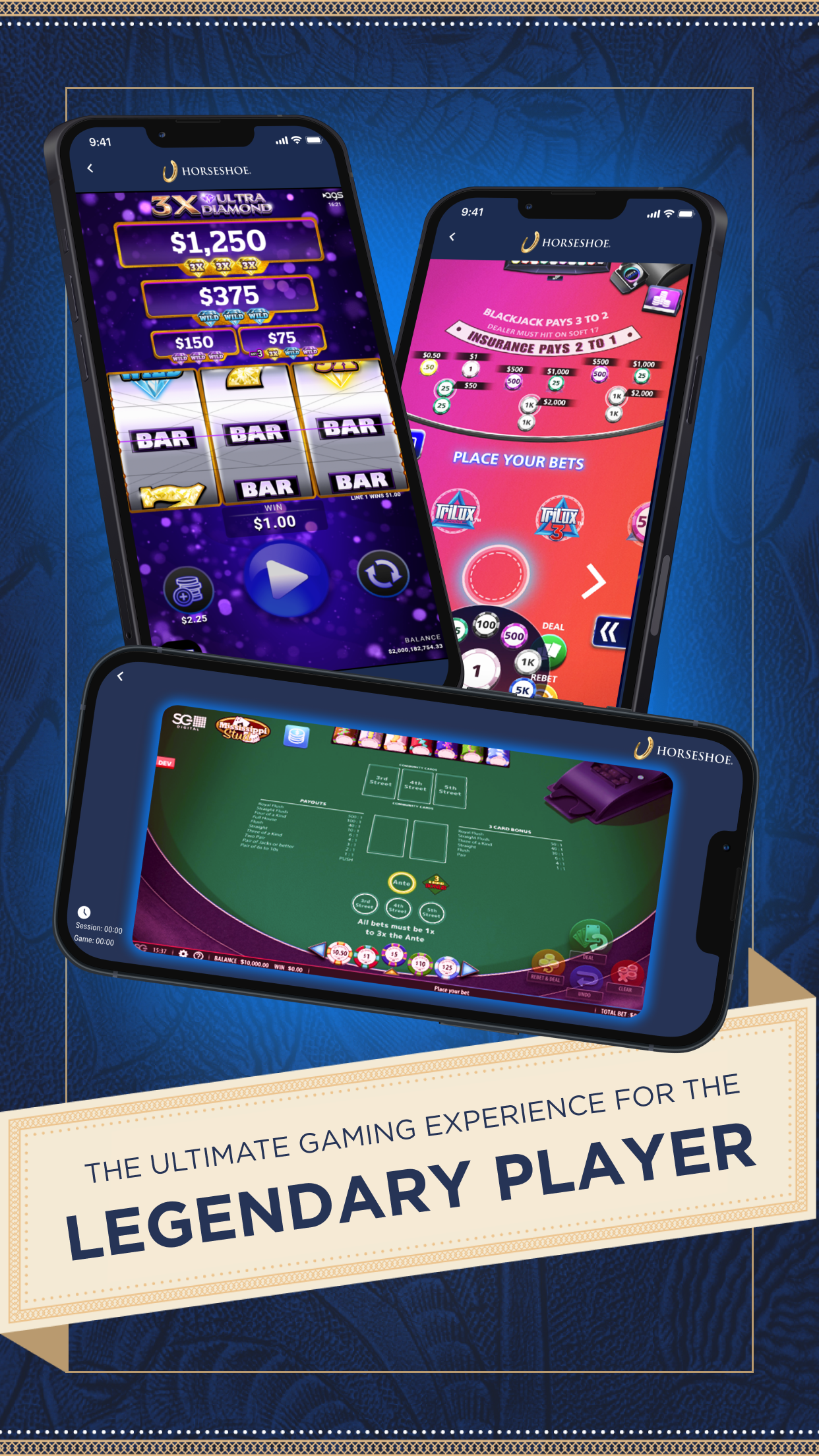Horseshoe Online Casino screenshot 3