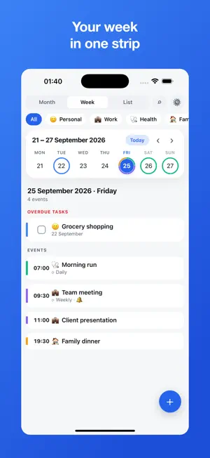 Takvio — Calendar & Tasks screenshot 2