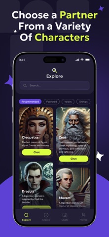 TalkMosaic - AI Character Chat screenshot