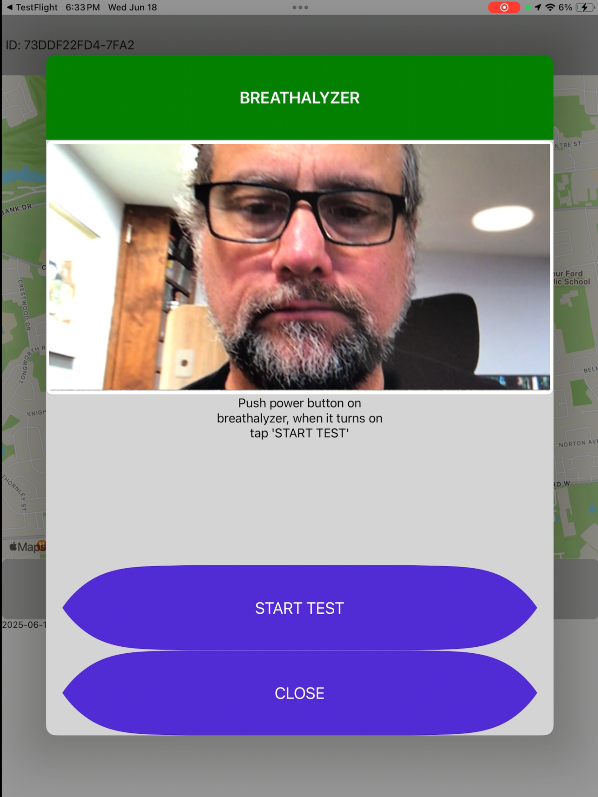 Tamatrac Breathalyzer