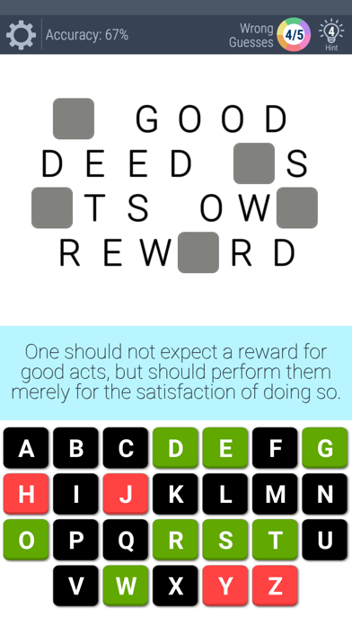 Screenshot #2 pour Guess the Phrase & Proverbs