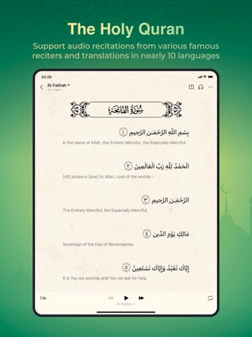 Wemu: WeMuslim, Athan&Qibla iPad screenshot 5