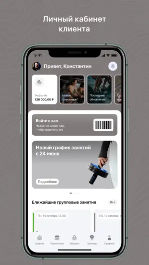 Спутник Спортзал screenshot 1