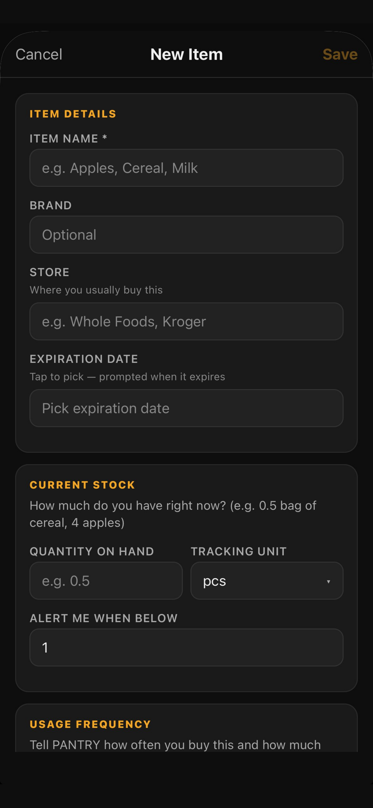 PANTRi: Household Inventory screenshot 6