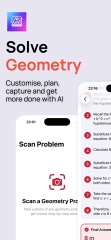 Geometry AI: Problem Solver Screenshot 1 of 7