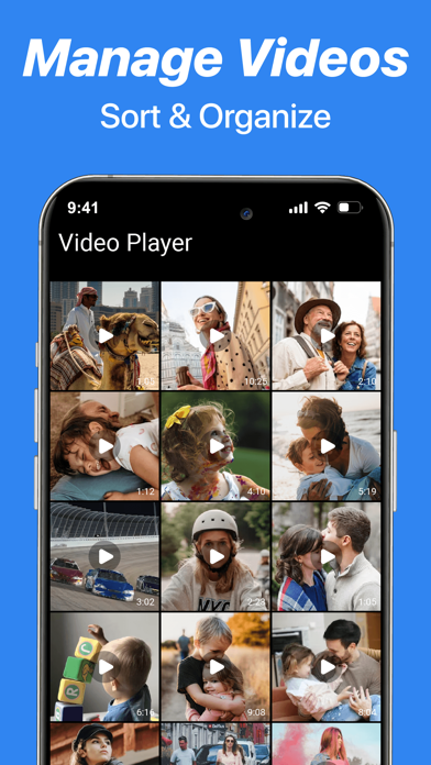 Video Player - Media Player HD iPhone screenshot 4 - Photo & Video app