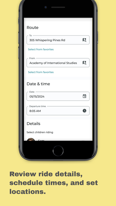 KidsPool: Carpool Planner screenshot