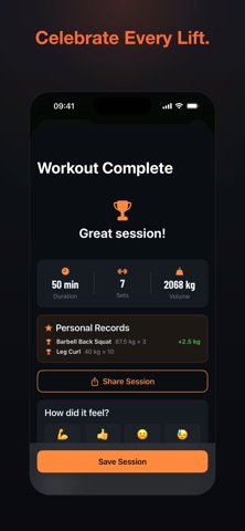 SteelRep: Strength Workout Log Screenshot 5 of 7