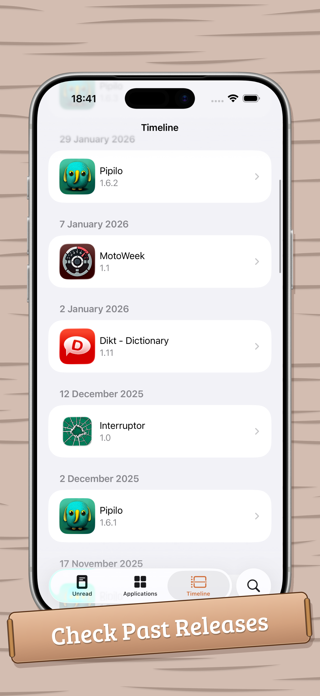 Changelogs screenshot 4
