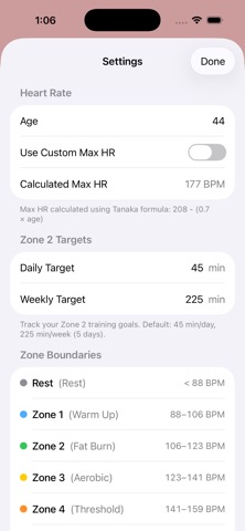 Zone2 Pulse screenshot