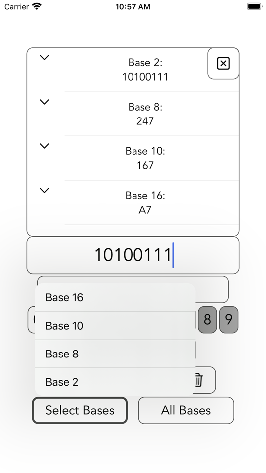 #7. Base to Base Converter (iOS) 由: Yuri Morozov