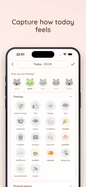 Morrow: Mood Journal screenshot 3
