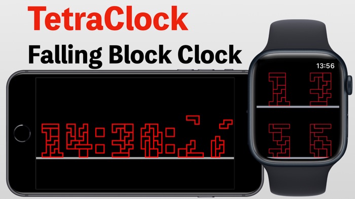 TetraClock - Falling Block