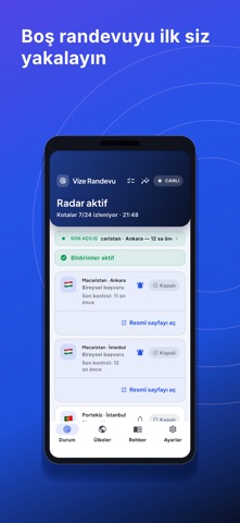 Schengen Vize Randevu Takip screenshot