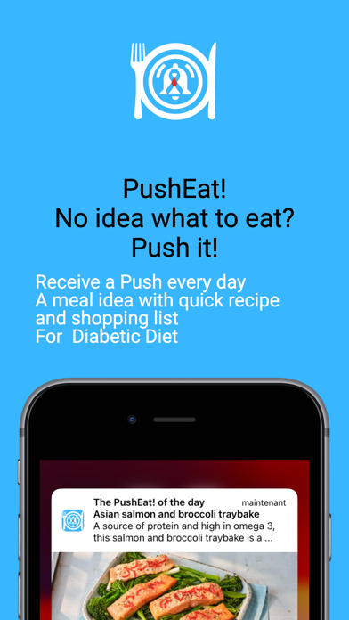 Screenshot #1 pour PushEat! Diabetic Lite Edition