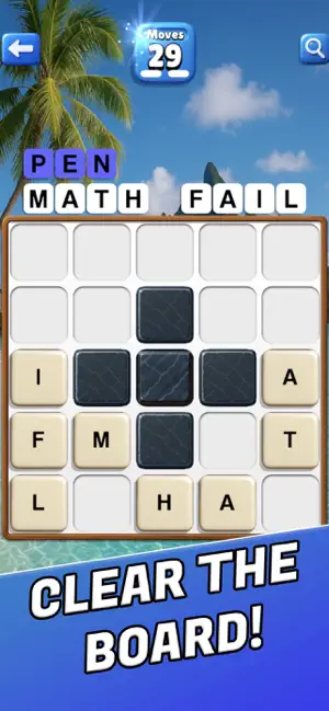 Word Slide Puzzle Vacation screenshot 4