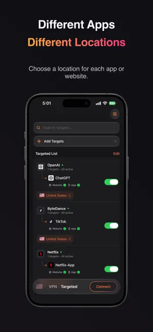 FoxWay: Fast VPN for Apps screenshot 1